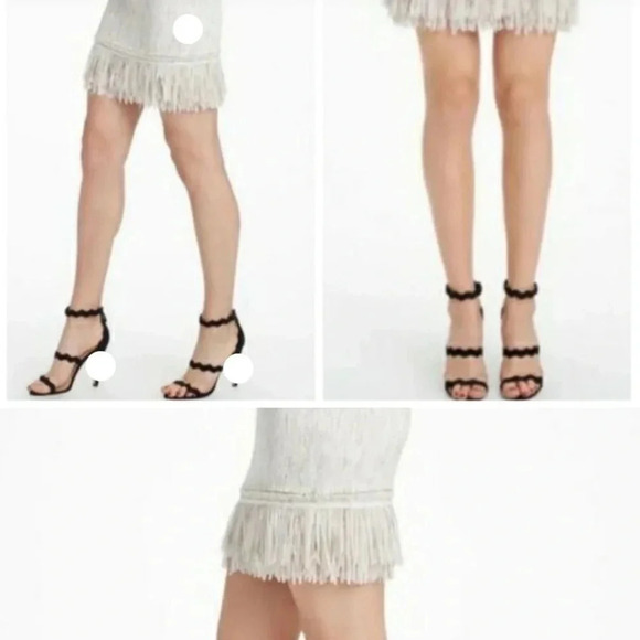 Club Monaco fringe mini skirt size small mint condition - Picture 3 of 7